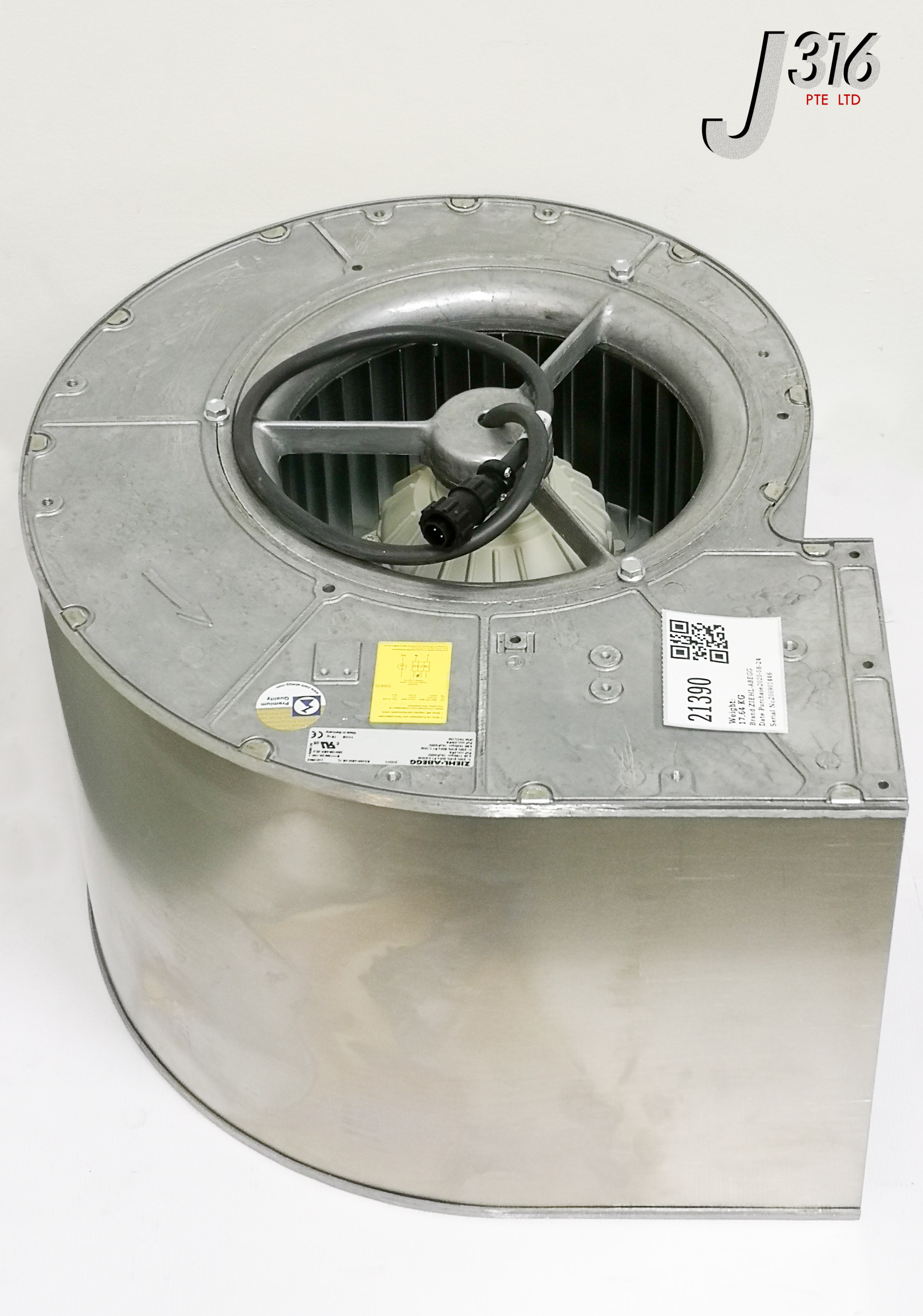 Ziehl Abegg Centrifugal Fan Blower W Operation Instruction New